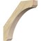 Ekena Millwork 4"W x 22"D x 22"H Legacy Rough Sawn Knee Brace, Douglas Fir BRC04X22X22LEC00RDF - alternate 1